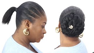 THE COOLEST Bridal HAIRSTYLES UNDER 30mins  / Easy Going Hairstyle For Black Women