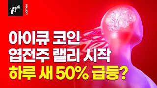 비트코인실시간 아이큐 코인 엽전주 랠리 시작했습니다 하루만에 50% 급등 가능성 있네요