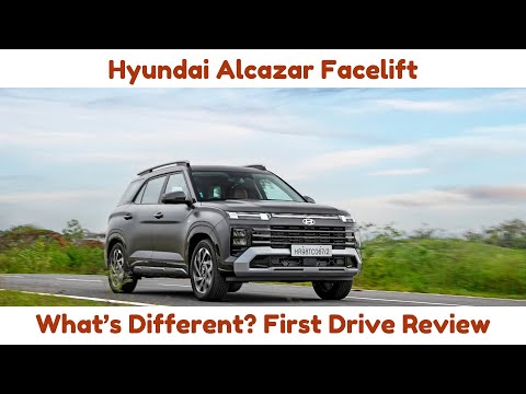 2024 Hyundai Alcazar Facelift - What's Different? First Drive Review