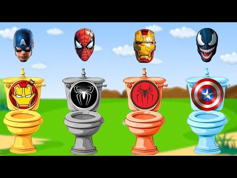 TEBAK GAMBAR TOP SUPERHERO / IRON MAN, FAMILY SPIDER MAN, THOR, VENOM