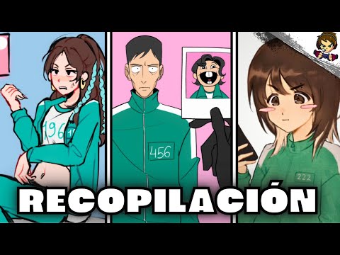 🔴LO MEJOR DEL JUEGO DEL CALAMAR 🌀Fandub Español🌀 (Recopilación de Animaciones del Juego del Calamar)