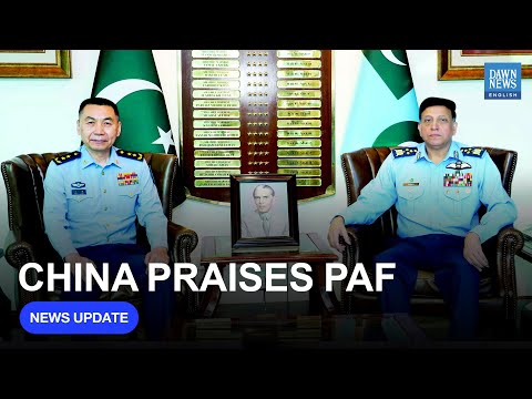 YouTube video thumbnail:  Chinese Air Chief Commends PAF’s ‘Exemplary Performance’ During Pak-India Conflict