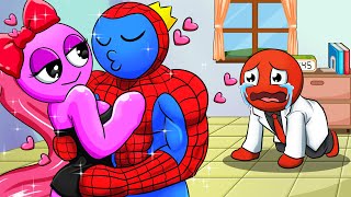 Blue Becomes Spider-Man! | Rainbow Friends Animation