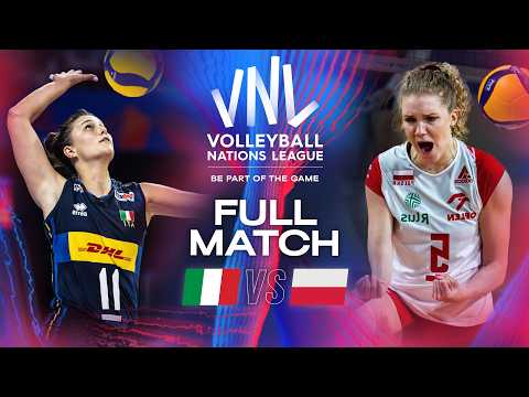 Italy 🇮🇹 vs. Poland 🇵🇱 - 2024 VNL | Full Match - Week 1