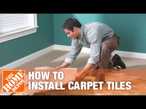 How To Install Carpet Tiles, How To Cut Carpet Around Pipes