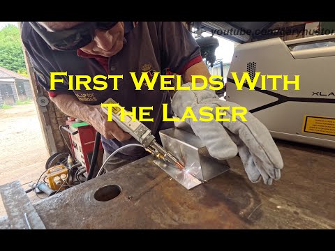 First welds with the laser welder