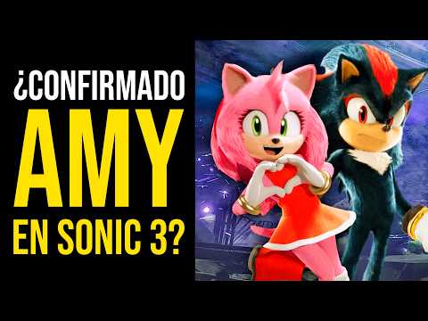 ¿AMY ROSE Confirmada en la Película de SONIC 3? | Sonic The Hedgehog