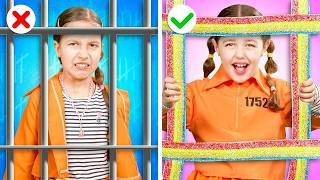 Niñas Ricas vs Niños Pobres En La Cárcel 🤯 Útiles Trucos De Crianza y Momentos Divertidos