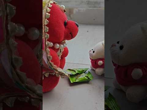 Laddu se sabne toffy le li!! #funny #cartoon #comedy #cute #teddyfamily #ytshots