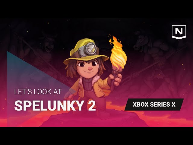 Spelunky 2 - Let's Look At! (Xbox Series X 4K 60FPS Gameplay!)