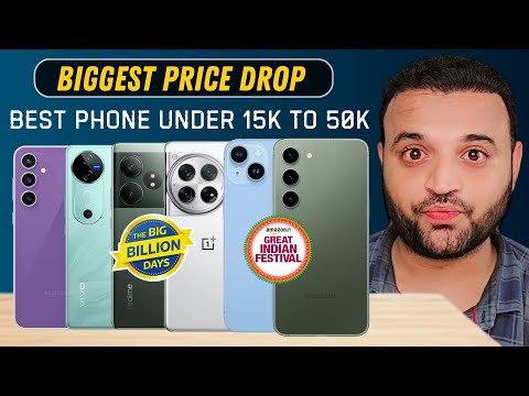 Biggest Deals Samsung S23 & S24 🔥 iphone 14 & 15 😍 TOP 15 SMARTPHONES to Buy in Flipkart big billion