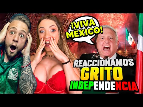 ESPAÑOLES REACCIONAN al GRITO de INDEPENDENCIA de MÉXICO 2024 AMLO! *ESPECTACULAR*