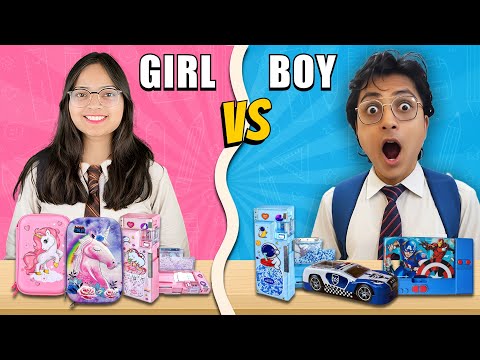 I bought expensive pencil boxes 📦 | @Thetargetsiblings