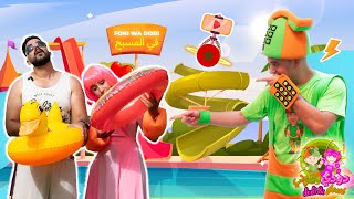 دودي وفوني - اخيرا في المسبح🏊‍♂️شوفو شنو وقع😱فاميلي