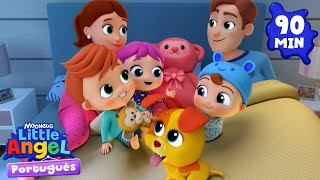 Dez na Cama - Que Medo | Little Angel | Moonbug Kids | Músicas Infantis em Português
