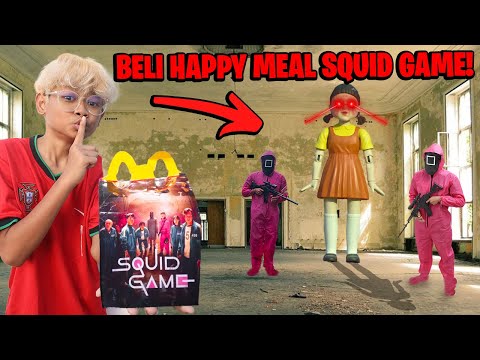 BENERAN ADA HAPPY MEAL SQUID GAME BOCIL LANGSUNG BELI TAPI MALAH DI SERANG GIRL DOLL!!!