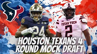 Houston Texans 4 Round MOCK DRAFT!