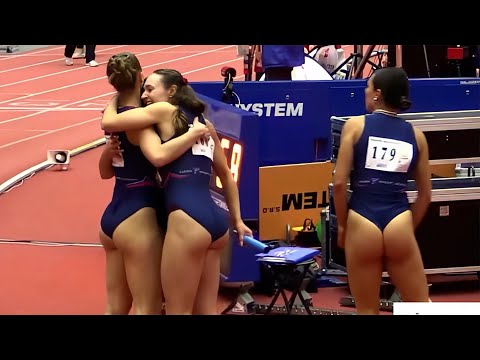 Women's 4x200 Czech Indoor Championships in Ostrava