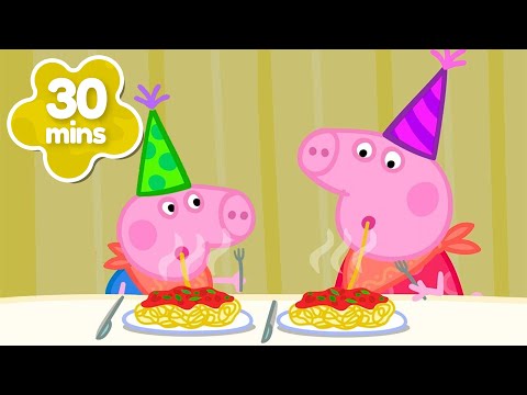 Grandpa Pig's Yummy Birthday Meal! 🍝  | Peppa Pig Full Episodes | 2 Hours of Kids Cartoons