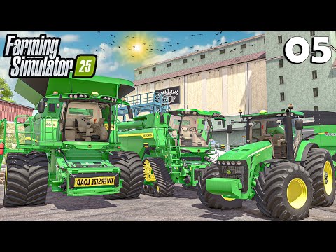First BIG WHEAT HARVEST + WHISKEY EXPANSION | Montana 4x | Farming Simulator 25 - Ep 5