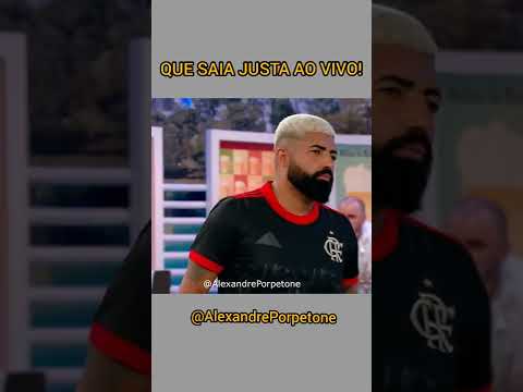 BISNETO SAIA JUSTA COM GABIGOL AO VIVO ! #shortvideos