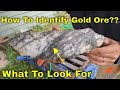 Gold Ore Slabbing and Identification