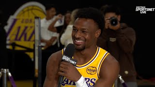 Bronny James 2025 Lakers Media Day Interview | September 29, 2025