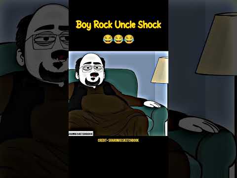 Boy Rock Uncle Shock šš#Shorts#BoyRock #SketchbookArt#UncleShock #CreativeKids#ArtChallenge