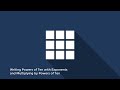 Exploring Powers of Ten and Exponents