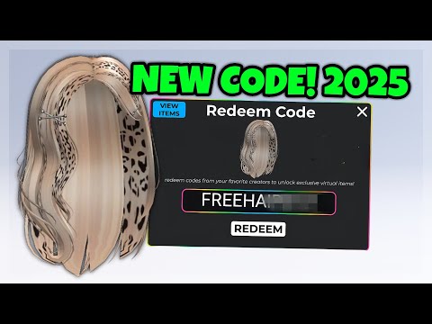 FREE HAIR AND ITEMS ON ROBLOX (CODES)