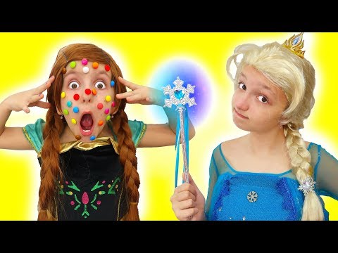 Sister Princesses Anna and Elsa have got a PROBLEM!! Super Elsa