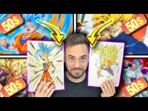 PAGUÉ A ARTISTAS 200 DÓLARES PARA QUE MEJORARAN GOKUS DEFORMES | Episodio 4