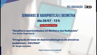 Seminários de radioproteção e dosimetria - biofísica das radiações