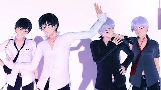 【MMD鬼徹】Love Me If You Can【白澤様と銀髪くんと　】