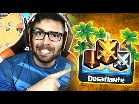 MELHOR DECK PARA CHEGAR NA LIGA DESAFIANTE 1, 2 E 3 ATUALIZADO NO CLASH ROYALE!