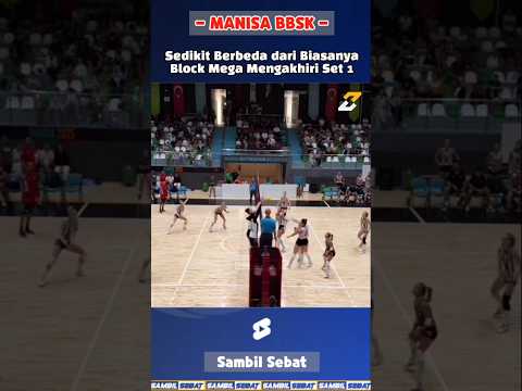 WOW‼️Monster Block Mega, Mengakhiri Set Pertama⁉️#megawatihangestri #manisabbsk #ligavoliturki