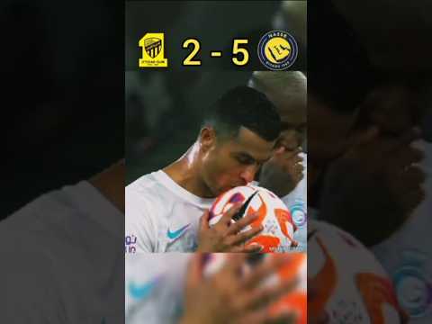 ملخص مباراة النصر 5 - 2 الاتحاد | دوري روشن السعودي