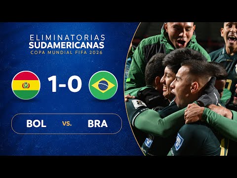 BOLIVIA vs. BRASIL [1-0] | RESUMEN | ELIMINATORIAS SUDAMERICANAS | FECHA 18 thumbnail