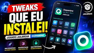 🔥 Os MELHORES TWEAKS que Instalei no Jailbreak Dopamine!
