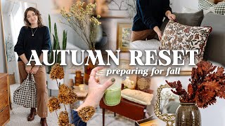 AUTUMN RESET🍁🕯️  | Prep For the Season, Thrifting Decor, Transitional Outfit Ideas & Quince Haul
