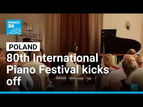 YouTube video thumbnail: Fans Gather in Poland for International Piano Festival