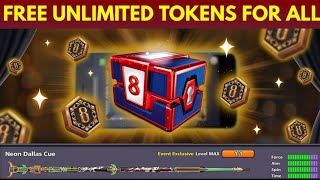 FREE UNLIMITED TOKENS FOR ALL | 8 BALL POOL NEON SEASON
