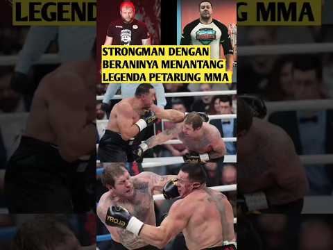 Strongman Dengan Sombongnya Berani Menantang Petarung MMA #shortsvideo#mma#shorts