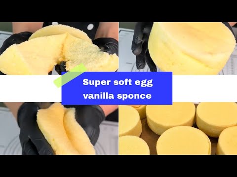 super soft egg vanilla sponce |soft vanilla sponce making tutorial