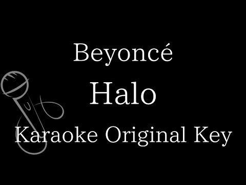 【Karaoke Instrumental】Halo / Beyoncé【Original Key】
