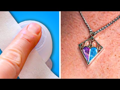 DIY Cool Pendant With Fingerprints 😍 Amazing Jewelry-Making Process