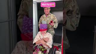 Militairy Soldier Surpises Wife! ❤️