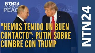 "Hemos tenido un buen contacto": Vladímir Putin luego de cumbre en Alaska con Donald Trump