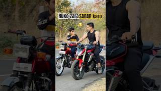 KIDS rock BIKER shock😂 #farazstuntrider #superbikes #hayabusa #bikers