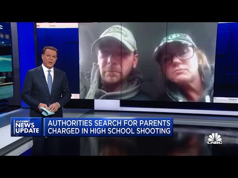 Authorities search for parents charged in High School shooting in Michigan